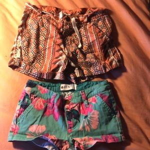 Girls roxy and tucker + Tate shorts size 8